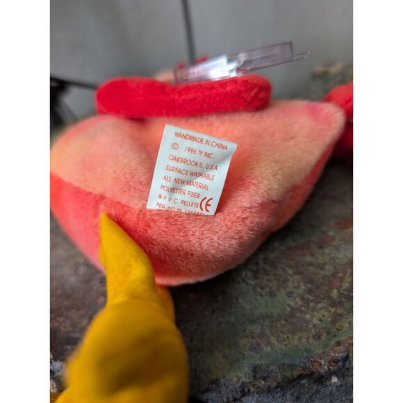 Strut the Rooster – TY Beanie Baby – MWMT – 1995 – Retired - Picture 3 of 3